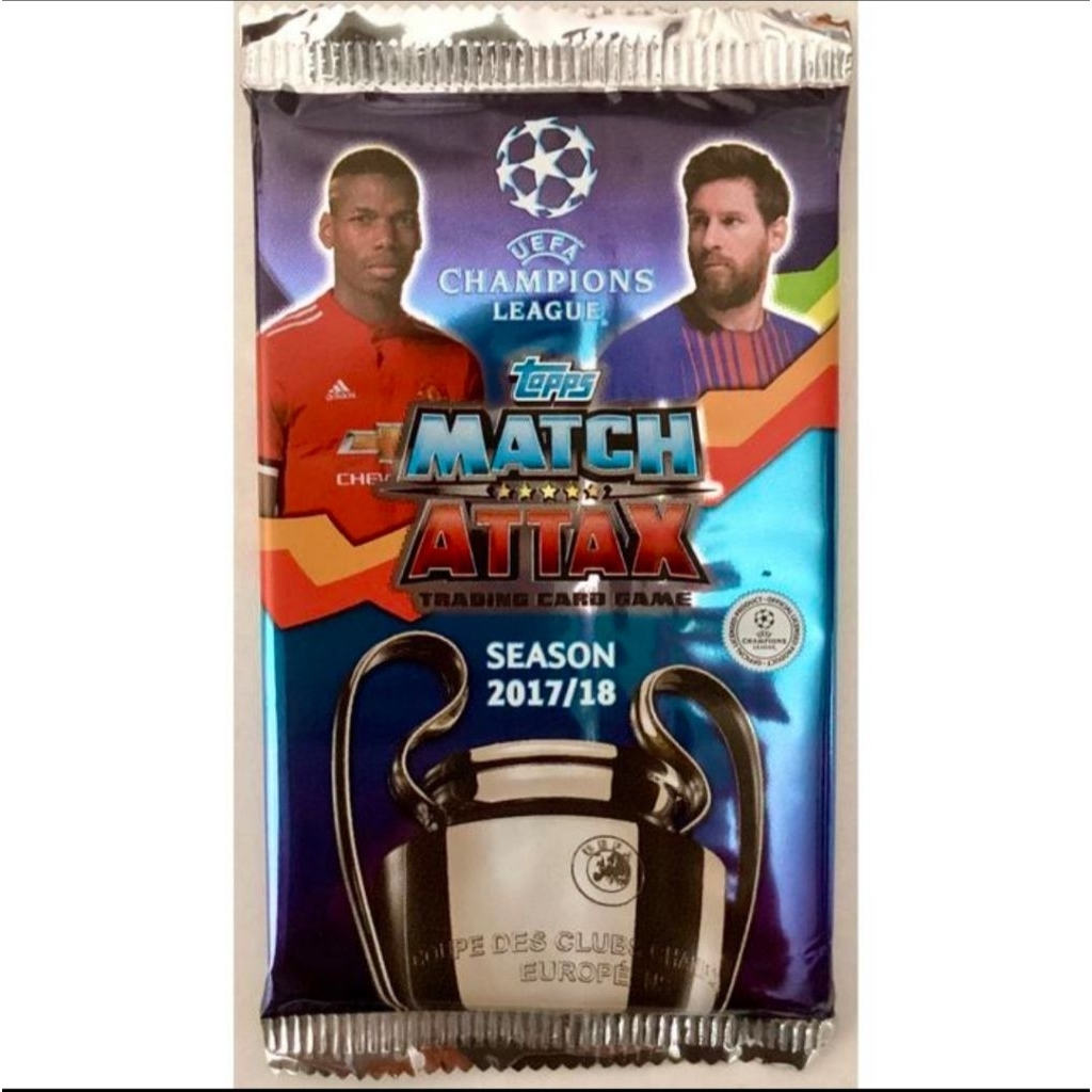 2017/2018 Topps Match Attax Champions League [Season 17/18] Trading Card Game - Booster Pack (9 Card