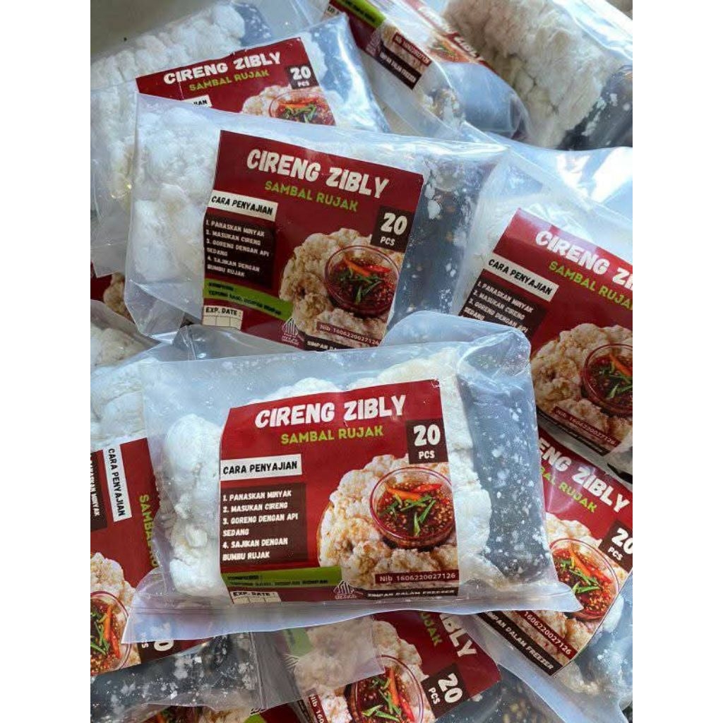 

CIRENG ZIBLY ISI 20PCS FROZEN FOOD