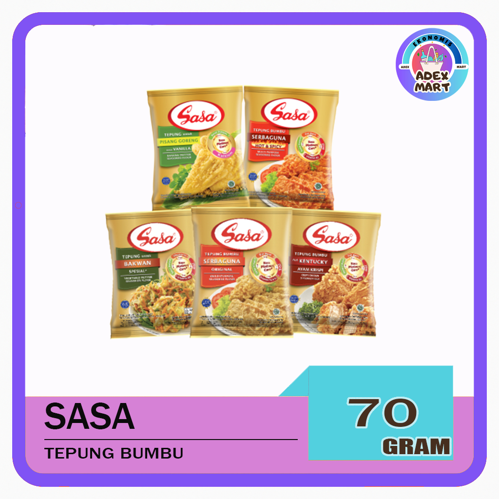 

tepung bumbu sasa 70g semua varian