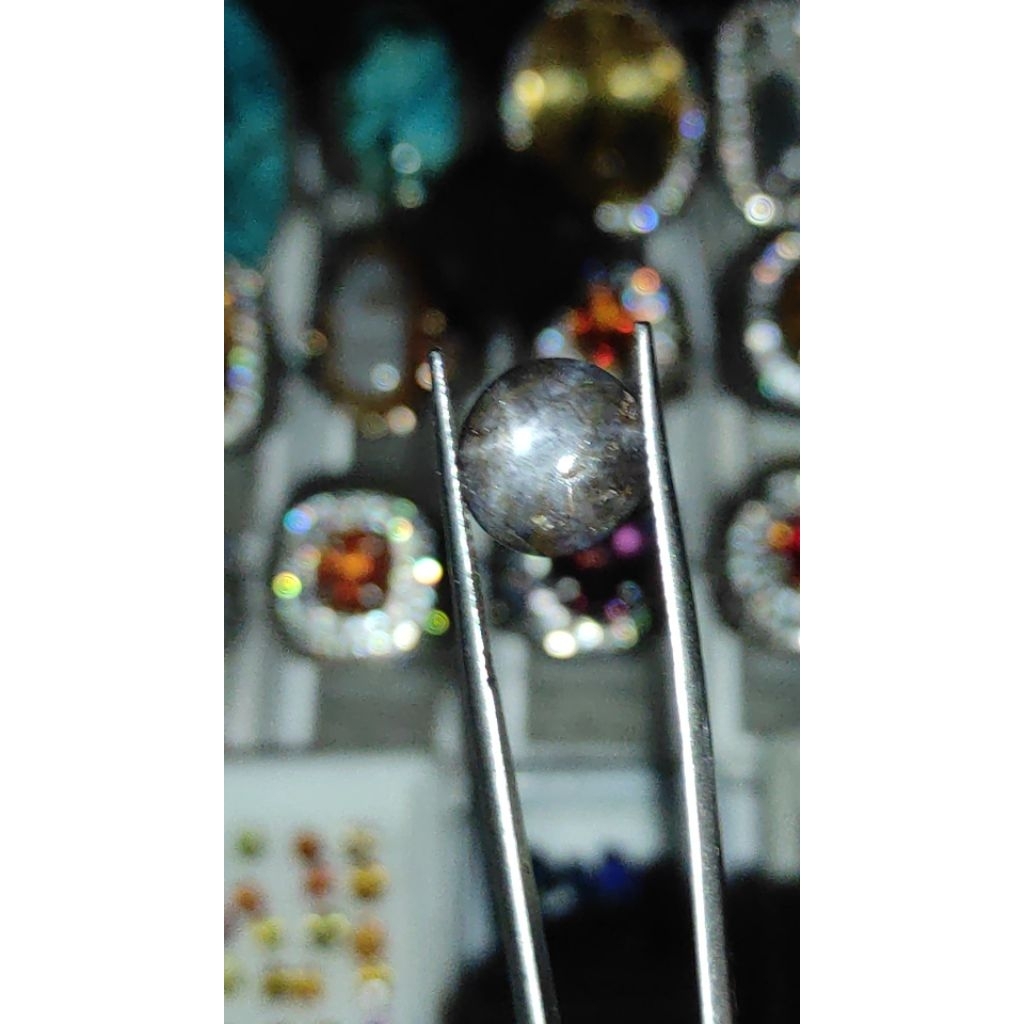 BLACK SAPPHIRE STAR BURMA 6 CARAT