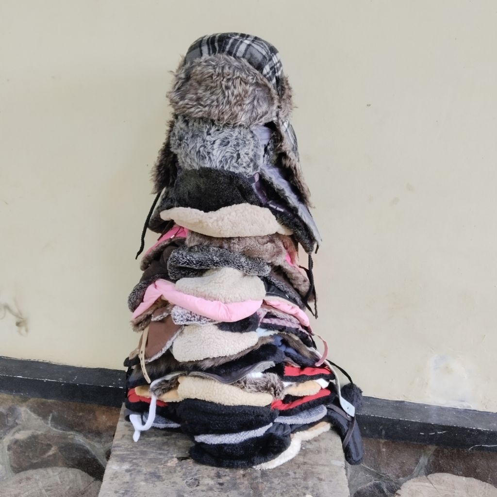 Topi Ushanka Rusia / Topi Hangat / Topi Winter / Topi Musim Dingin
