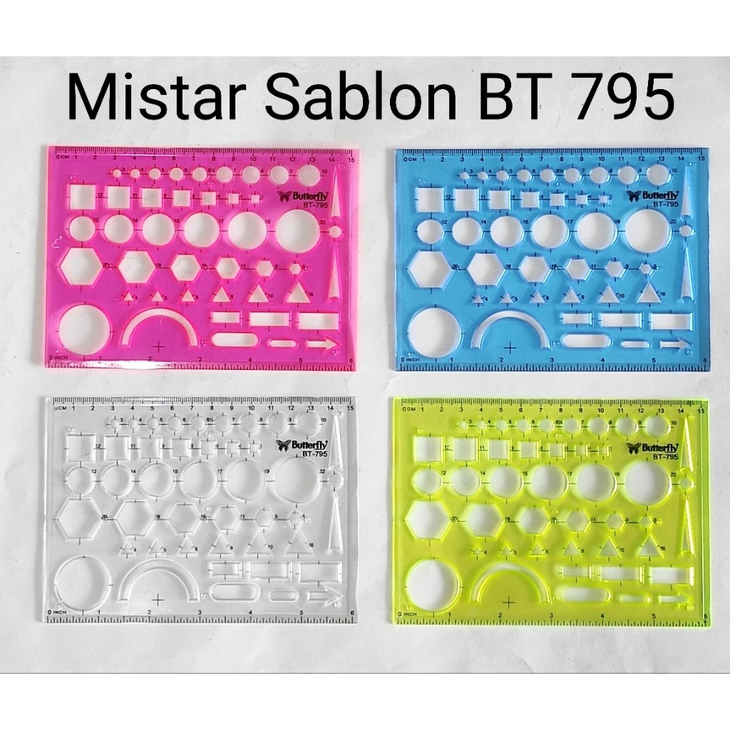 

Butterfly Mistar Sablon BT 795(Perpcs)