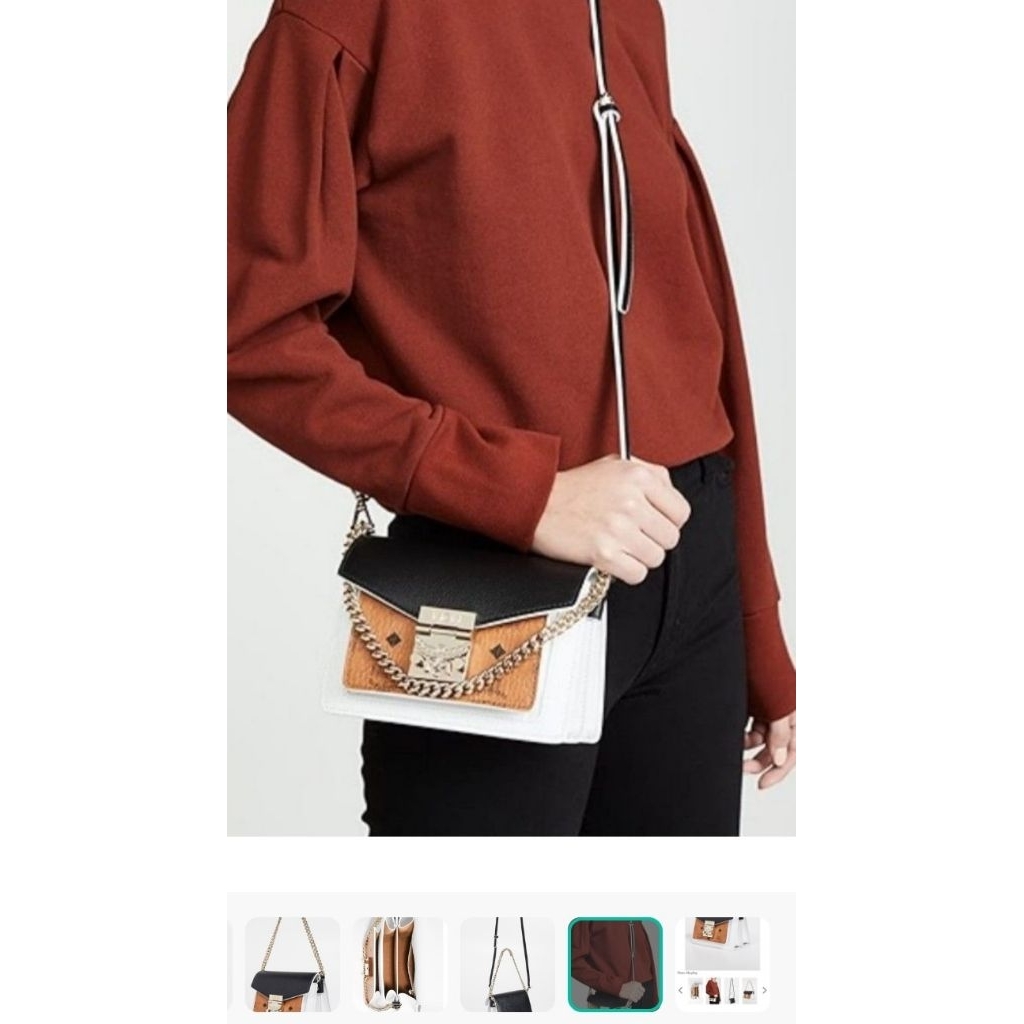 Mcm patricia visetos crossbody