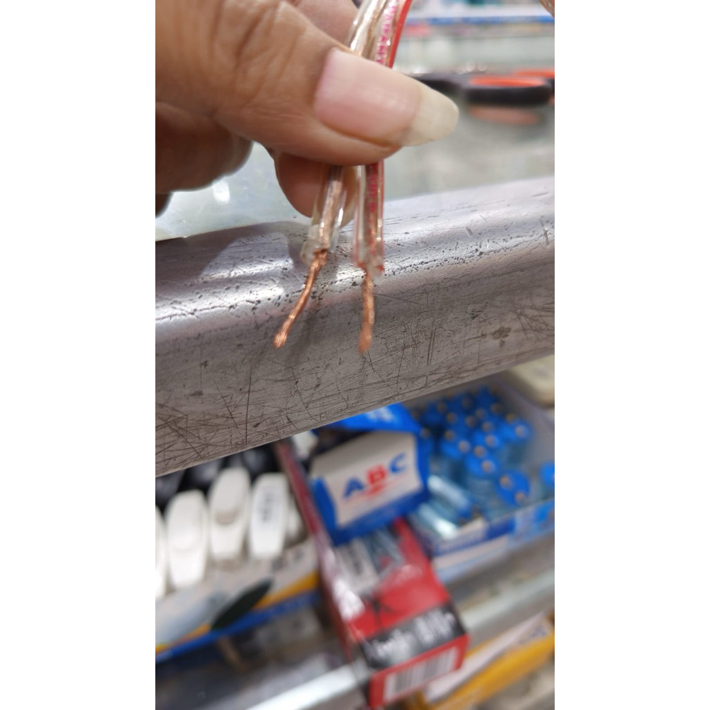 PARAGON Kabel Speaker 2x80 PermeterKabel Toa Kabel Serabut Kabel Transparan Kabel Bening