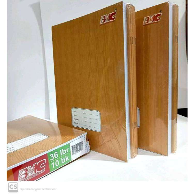 

COD Buku Tulis BMC Kraft Sampul Coklat 36 Lembar 10 Buku
