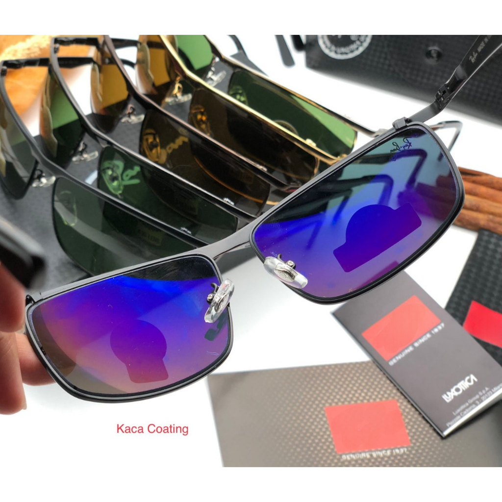 KACAMATA RB 3462 KACA AKSESORIS LENSA POLARIZED PHOTOCROMIC ANTISILAU ANTIRADIASI FRAME POLYCARBONAT