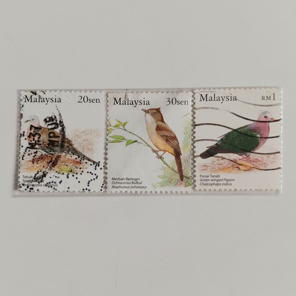 

(AB) Perangko Malaysia Tahun 2005 Seri Burung Set 3 pcs Used