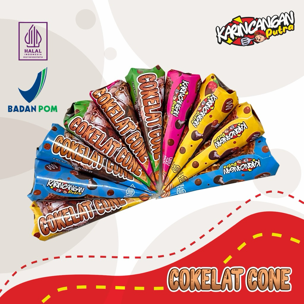 

Cokelat Cone Viral (Isi 10 pcs)