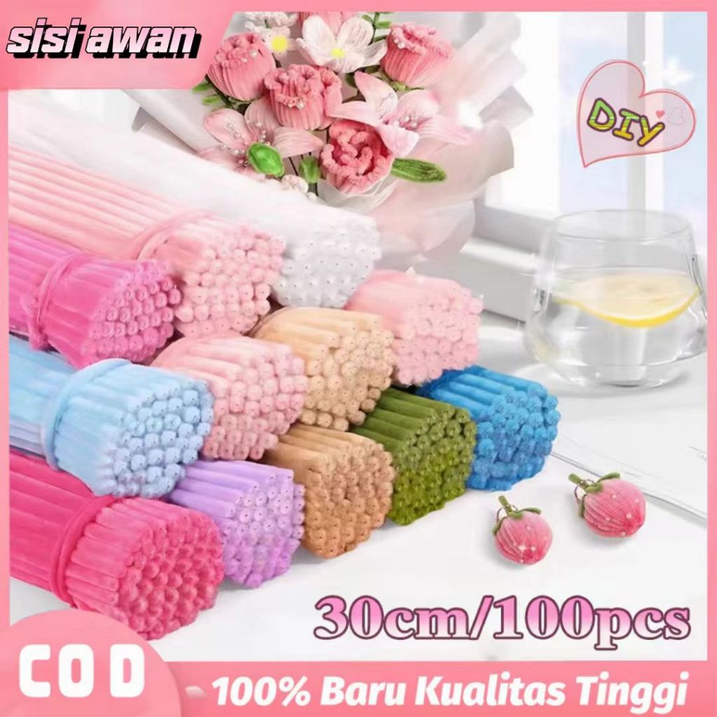 【100PCS】Kawat bulu |Kawat bulu 100pcs |kawat bulu tebal |kawat bulu tebal premium - kawat bulu warna