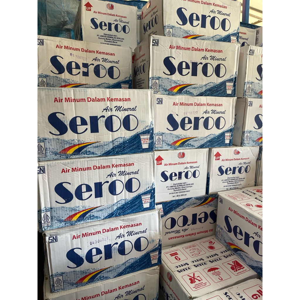 

AIR MINUM GELAS SEROO 48 x 220 ML