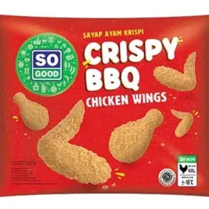 

So good crispy bbq chicken wings