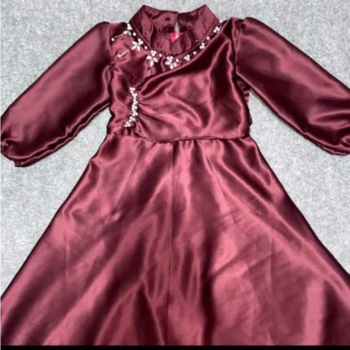 COS Queen kids satin velvet premium // gamis anak kekinian 2025 // fashion anak untuk pesta // casua