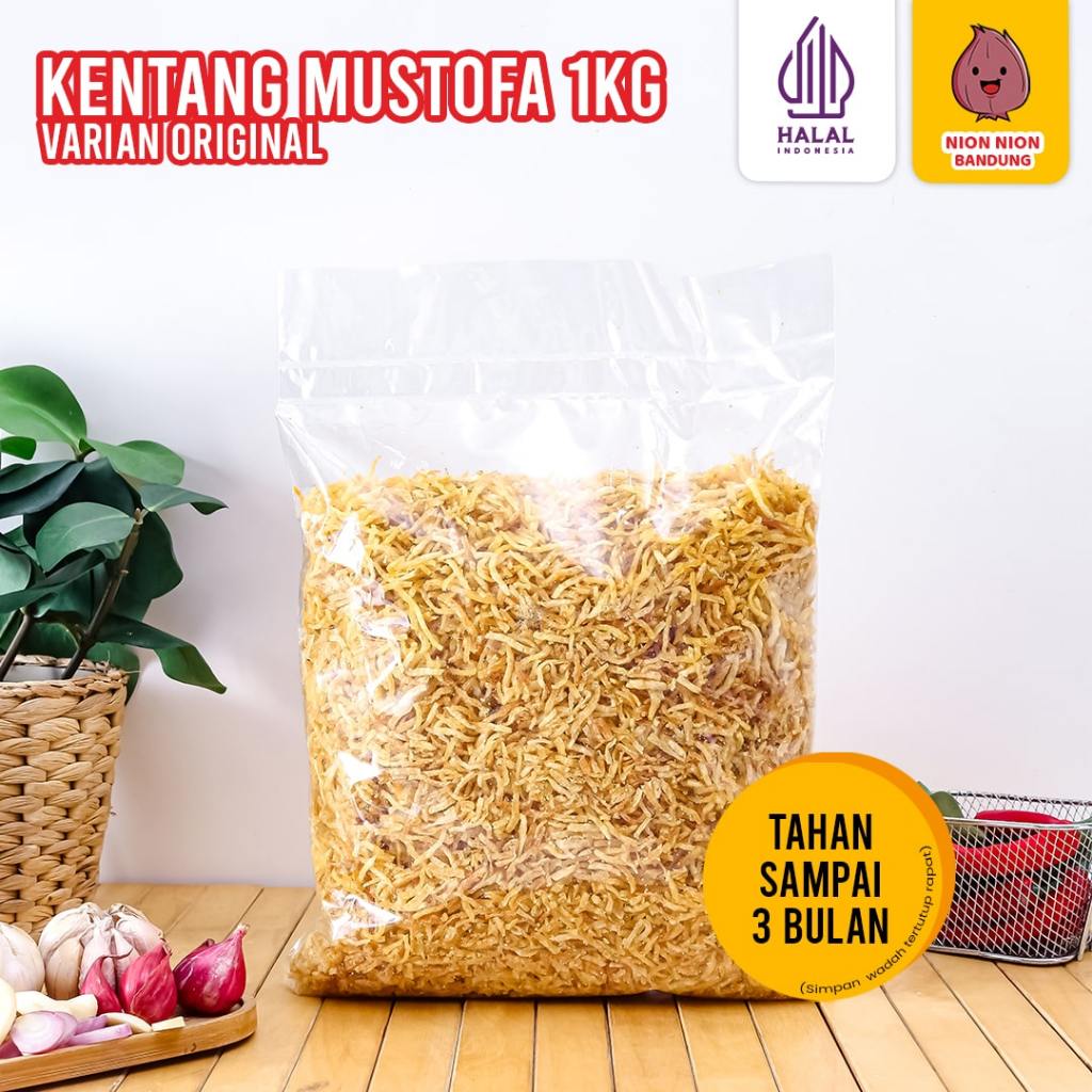 

Kentang Mustofa Goreng Kering Potato Mustofa Balado Original Mix Teri Kacang Pedas Gurih 1 Kg