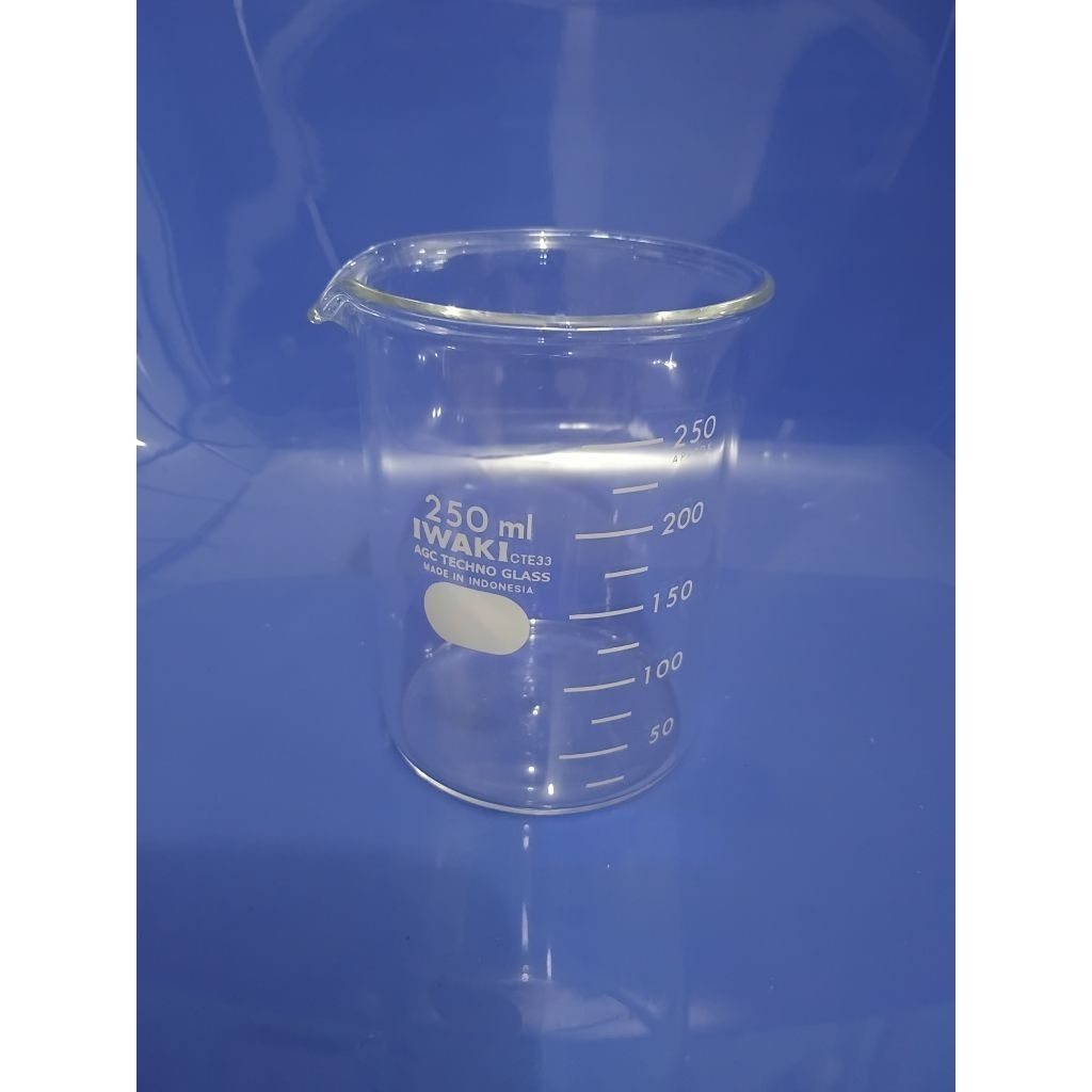 Beaker Glass 250ml Iwaki/Beaker glas/Beker glas