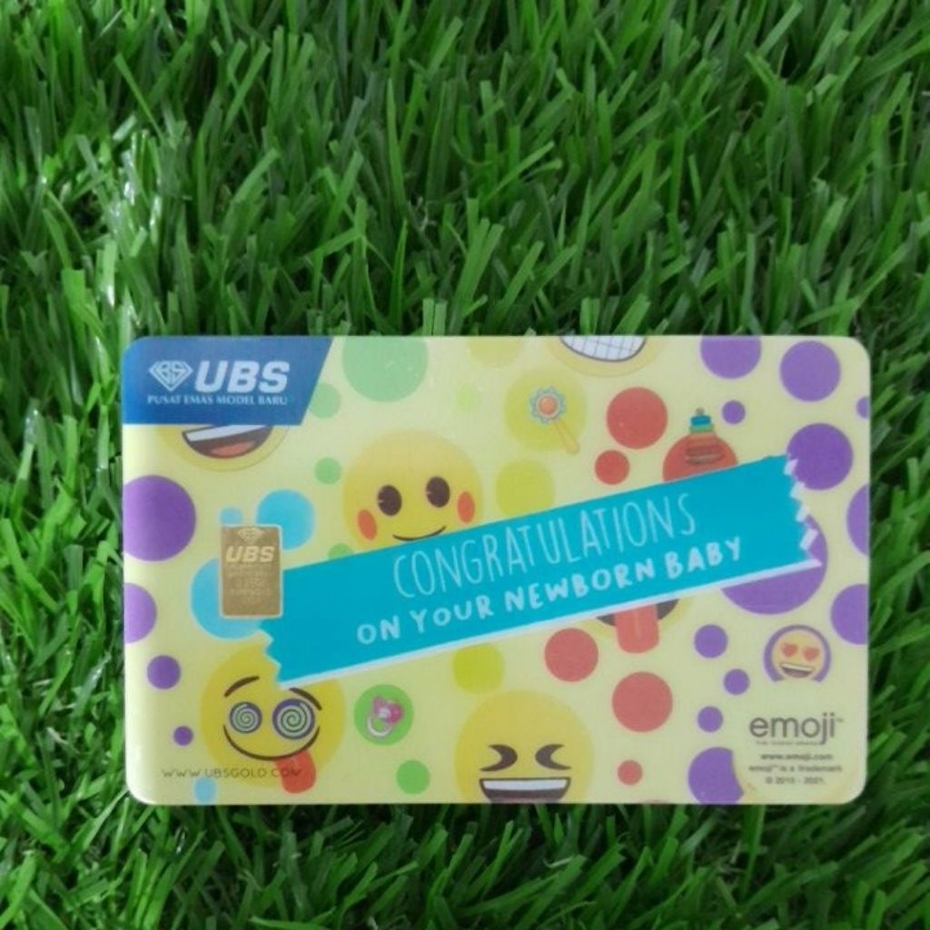 UBS 0.25 gram emoji smile