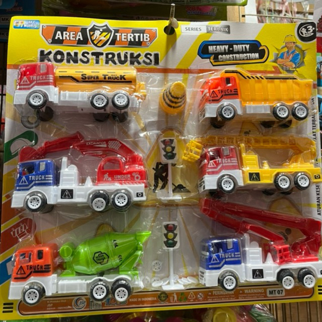 MAINAN MOBIL ANAK SET KONSTRUKSI BESAR