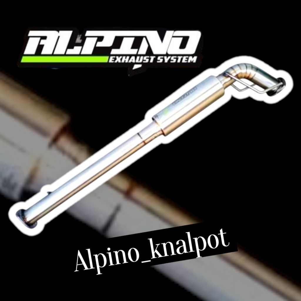 Alpino exhaust center pipe Fortuner VNT,VRZ innova 2GD innova 2KD