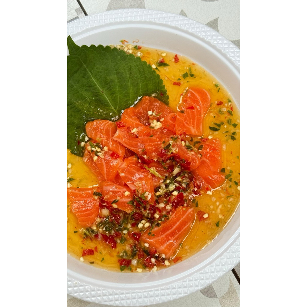 

Larb Salmon by Quinn Kitchen