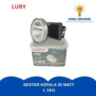 Senter Kepala Luby 30 Watt, L-1911L Cahaya Putih