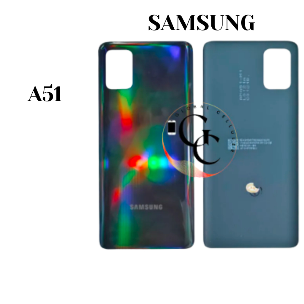 Bezel+Backdoor Samsung A51 A515 Original (Tulang Samping penutup mesin)