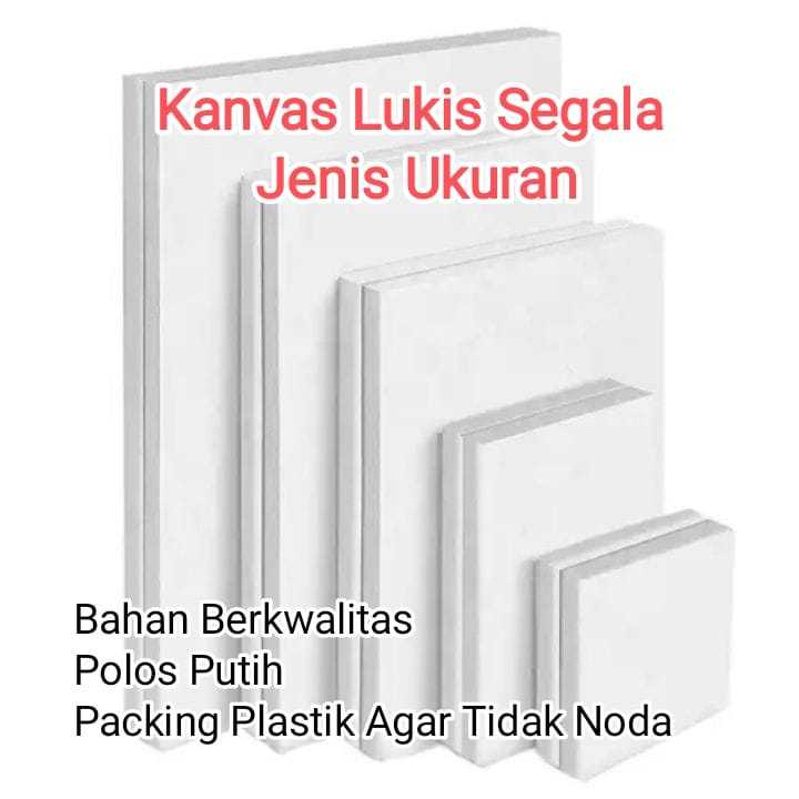 

Kanvas Lukis Canvas Board Segala Jenis ukuran Murah 10x10 10x15 15x15 15x20 20x30 25x35 30x30 30x40 30x50 40x40 30x60 40x50 Souvenir