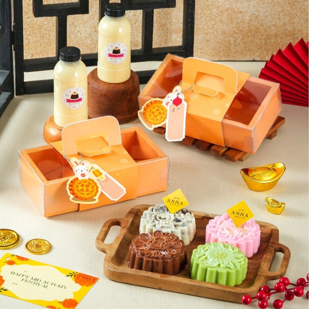 

Hampers Mooncake Pudding / Kue Bulan Pudding Hampers / Mooncake Mid Autumn Festival