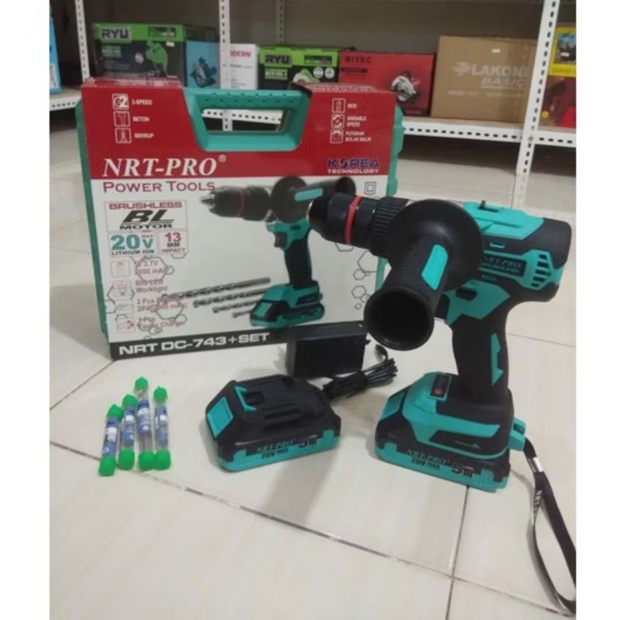 NRT-PRO Cordless Impact Drill DC 743