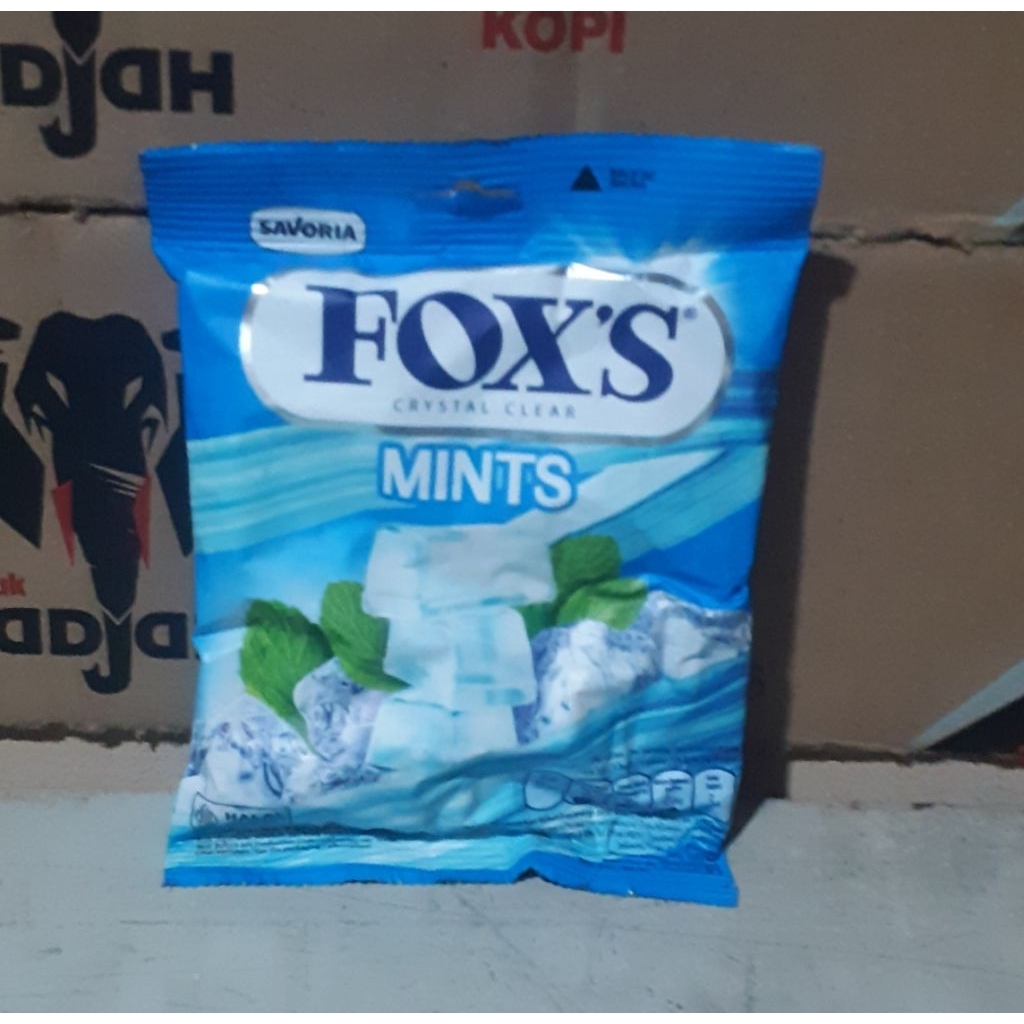 

FOX'S CRYSTAL CLEAR CANDY RASA MINTS KEMASAN BAG 90GRAM
