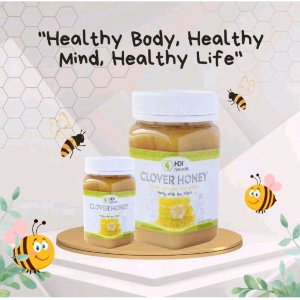 

Madu Clover Honey(250gr,500gr,1kg)free sendok kayu Exp 2028