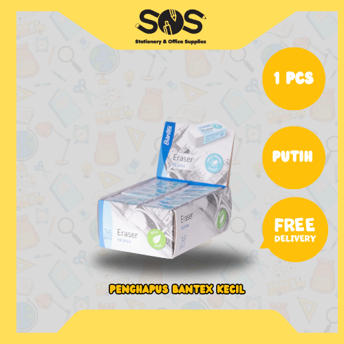 

Bantex Penghapus Putih Kecil - BE3004 [1 PCS]