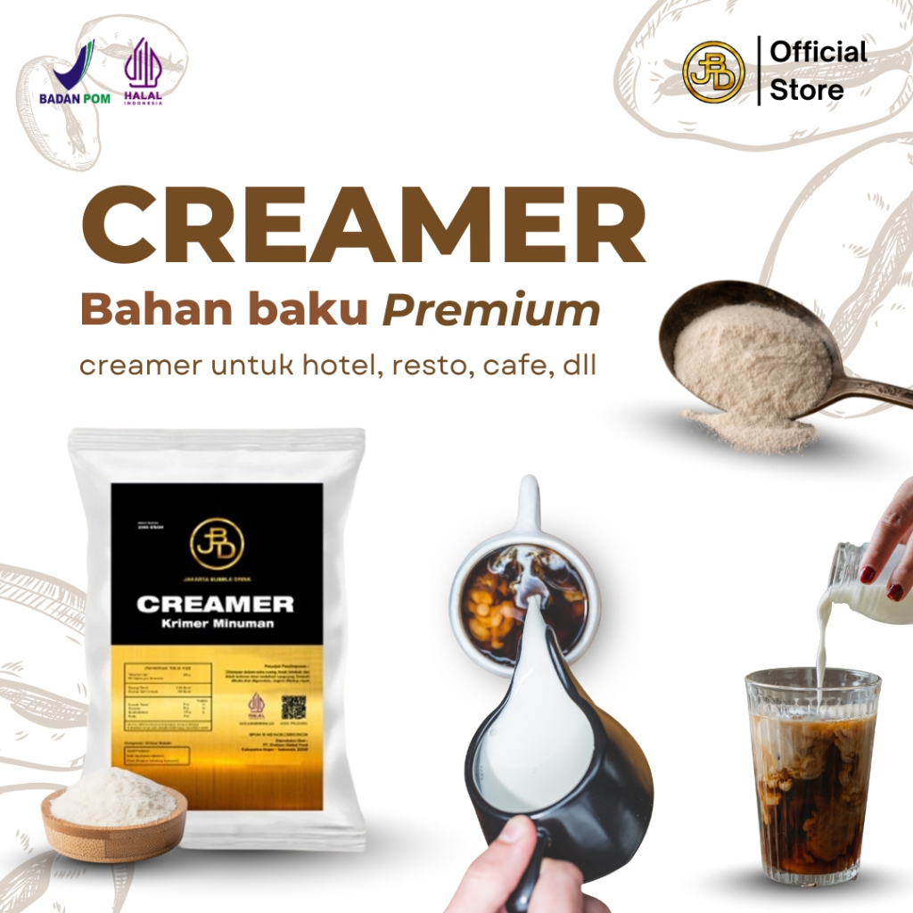

CREAMER BUBUK MINUMAN | Creamer Powder HOREKA JBD Halal & BPOM
