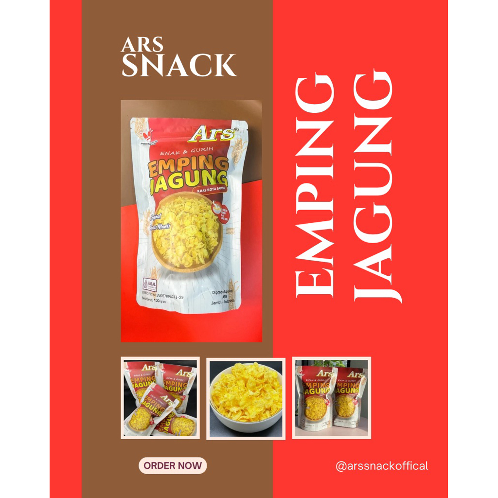 

ARS SNACK Emping Jagung