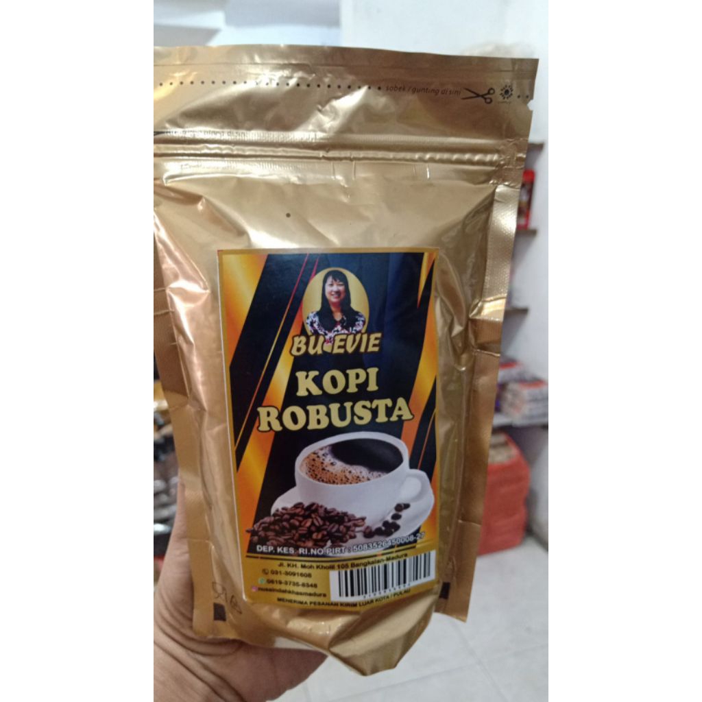 

Kopi Robusta Bu Evie 150gr