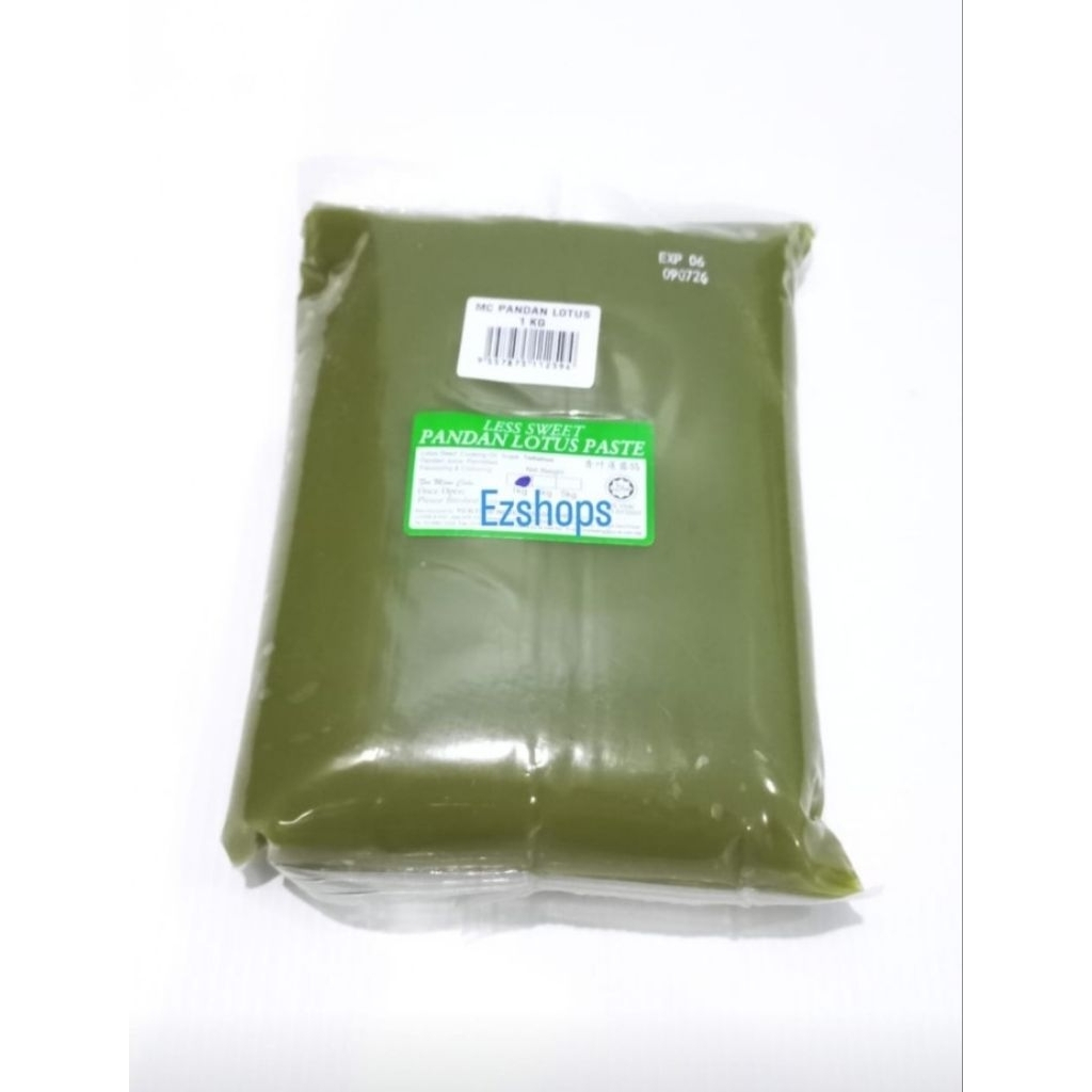 

Pandan Lotus Less Sweet Filling Mooncake Isian Kue Bulan 1kg