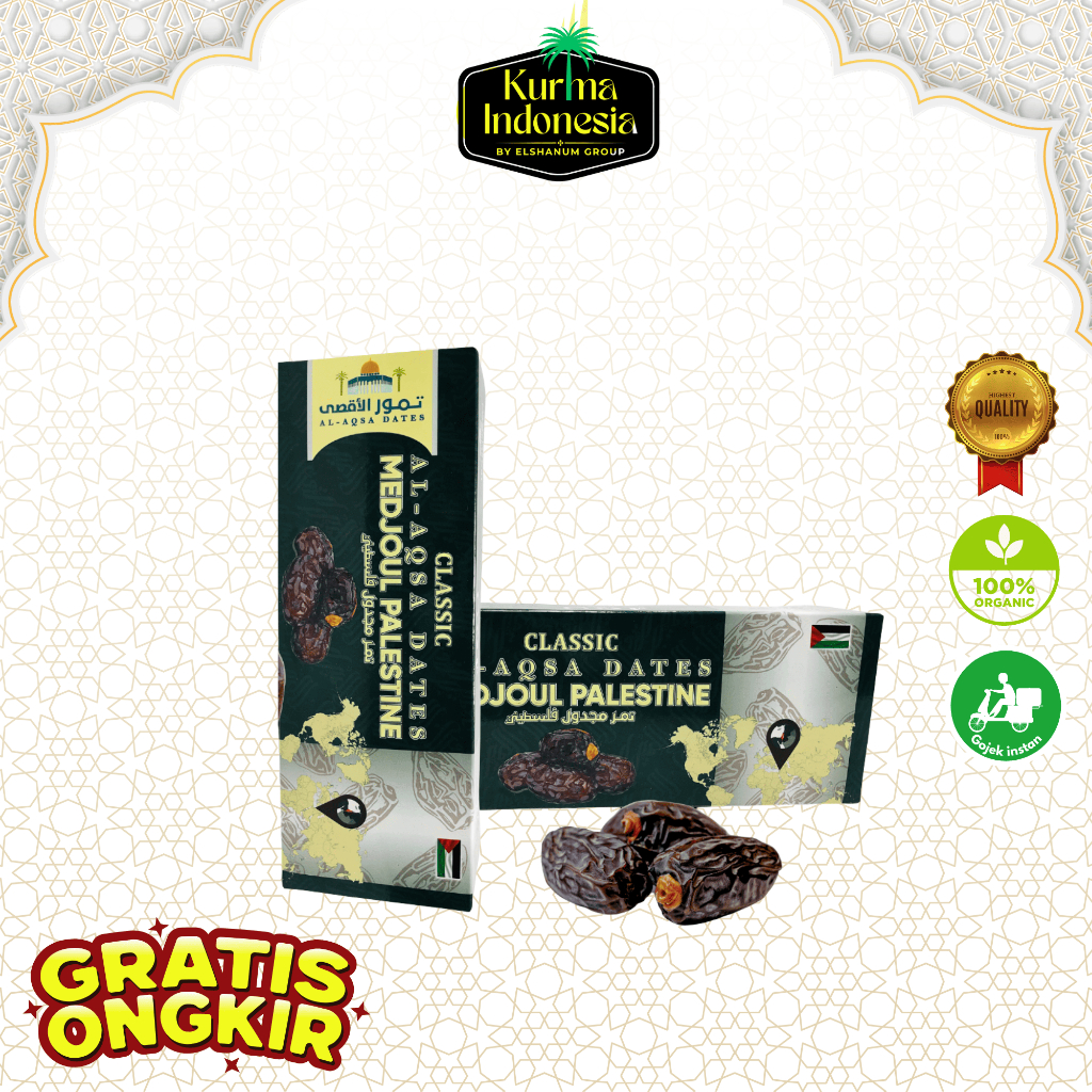 

Kurma Medjoul Palestin Premium Best Quality Medjool Classic Natural Delights - kurma indonesia