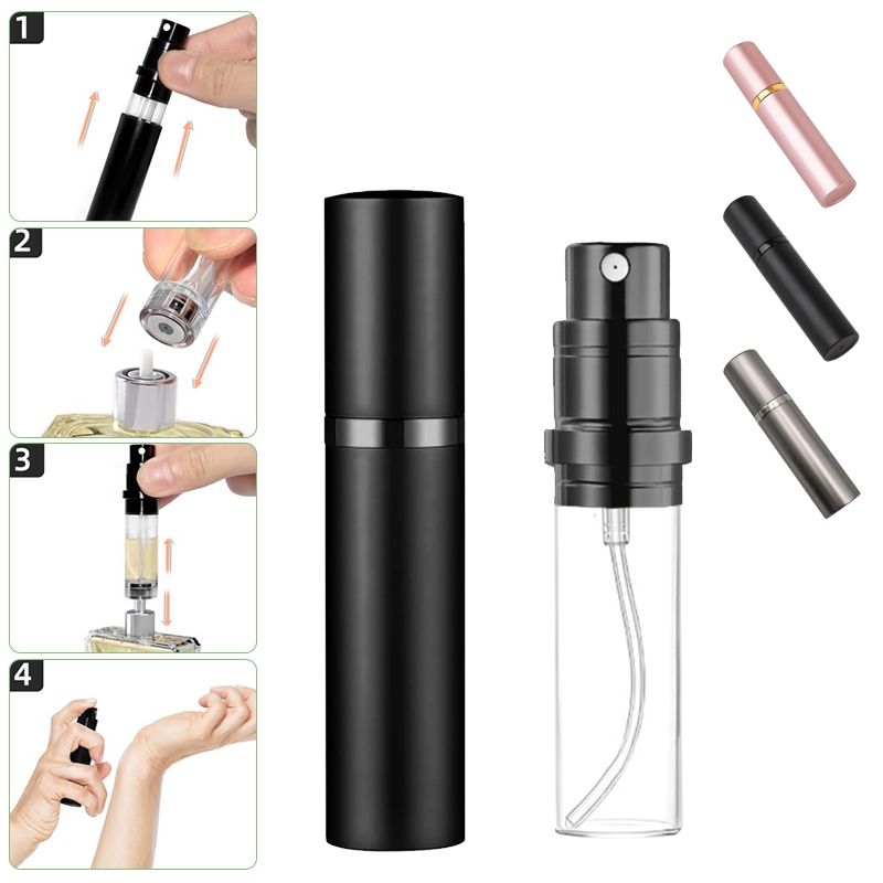 Botol Parfum Spray 5Ml Botol Travel Spray Botol Parfum Refill Mini Portable -