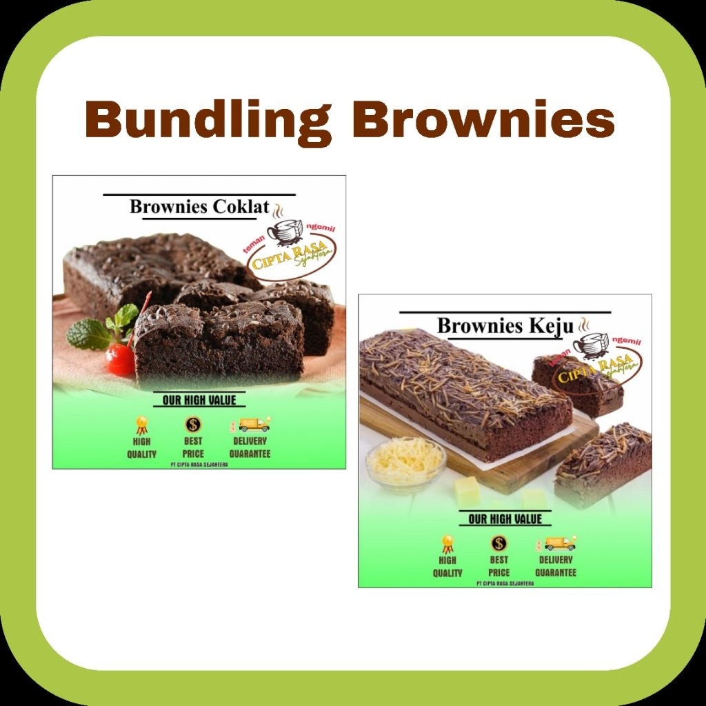 

Teman Ngemil Cipta Rasa Sejahtera Bundling Brownies