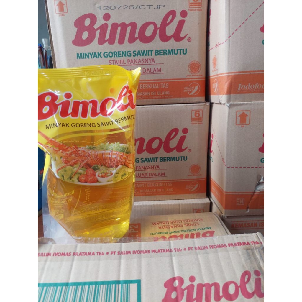 

Minyak goreng Bimoli 2liter 1dus