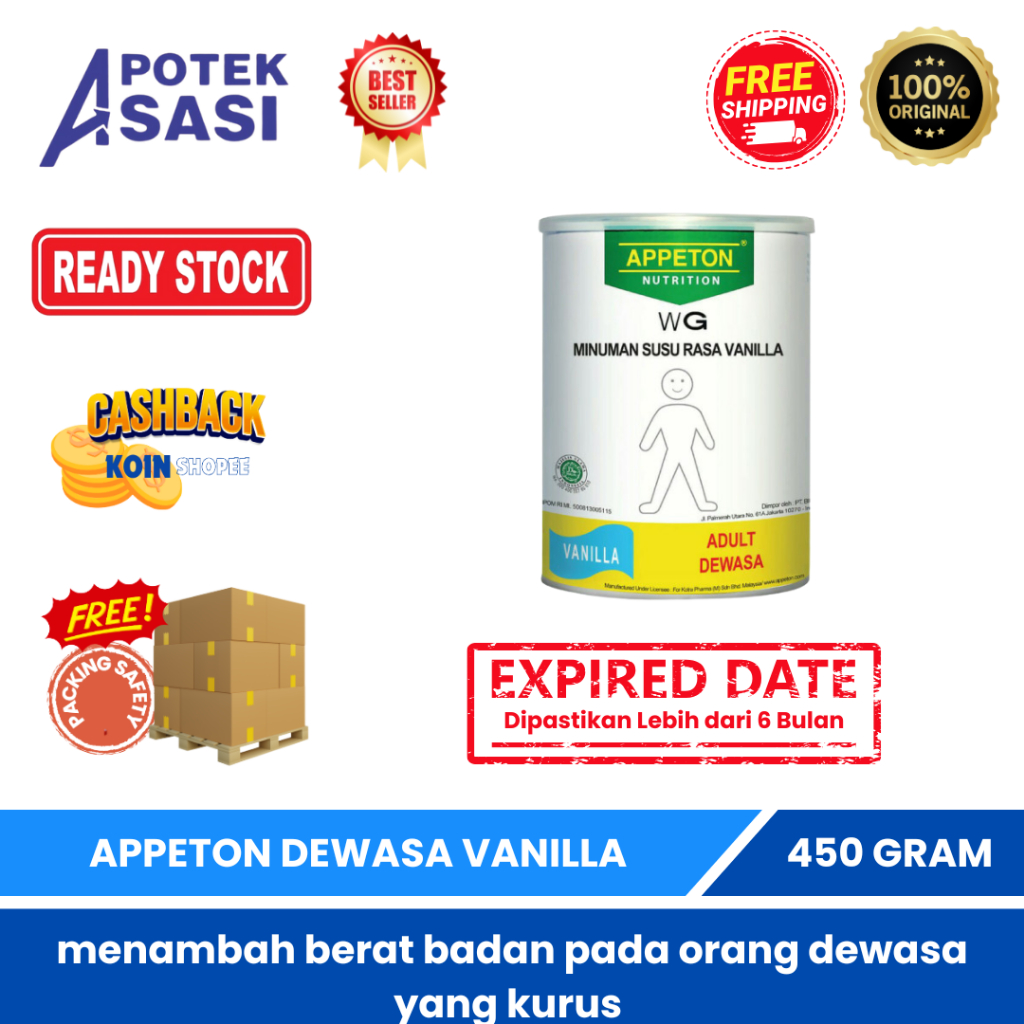 

APPETON DEWASA VANILLA 450GR