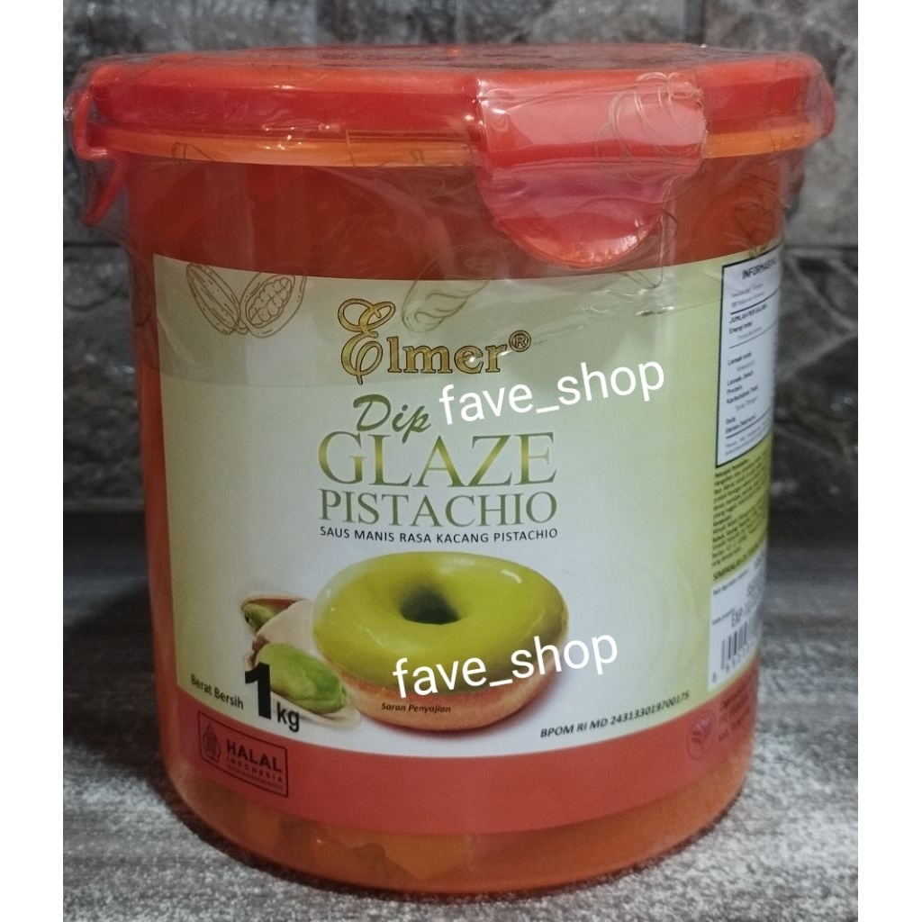 

Elmer Dip Glaze Pistachio 1 Kg