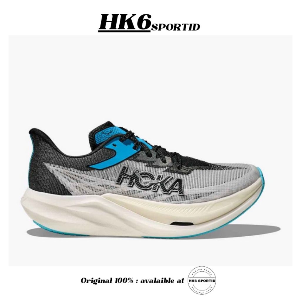 Hoka Rocket X 3 Unisex Shoes - White / Black