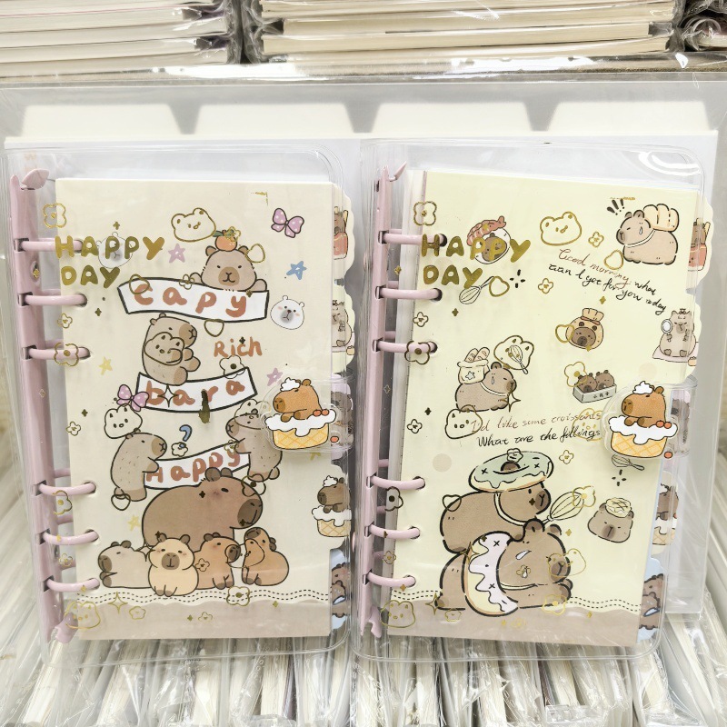 

HS - BINDER BESI CAPYBARA | DIARY JURNAL | BUKU BINDER NOTE | ORZY | ORGANIZER BOOK | BUKU BINDER WEEKLY PLANNER