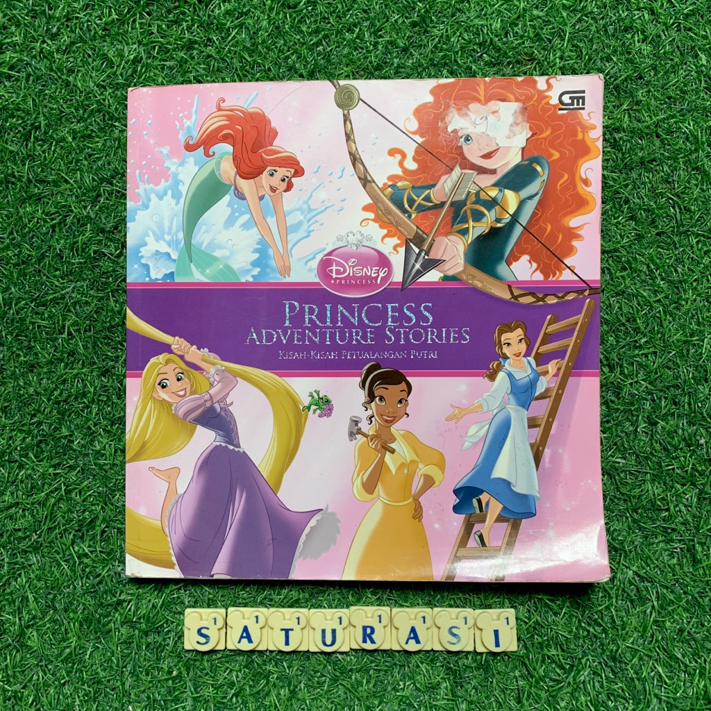 (Saturasi Preloved) Disney Princess Adventure Stories (Kisah Petualangan Putri) - Buku Cerita Anak