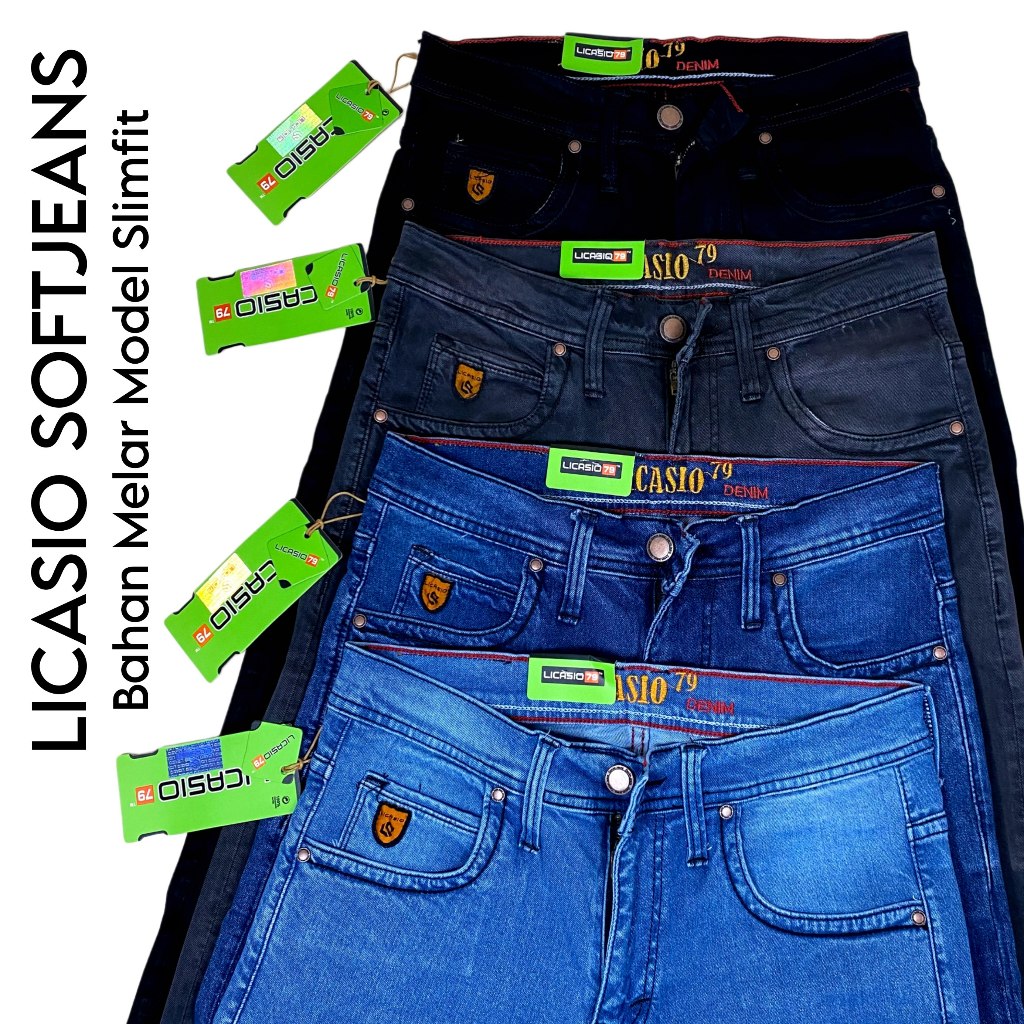 Celana Jeans Pria Slim Fit Stretch Premium Licasio79