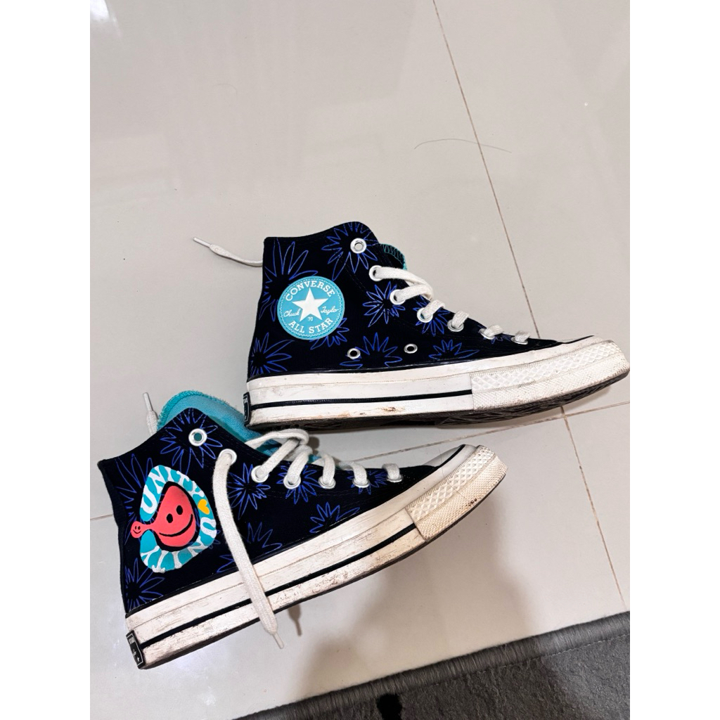 preloved converse chuck taylor high floral