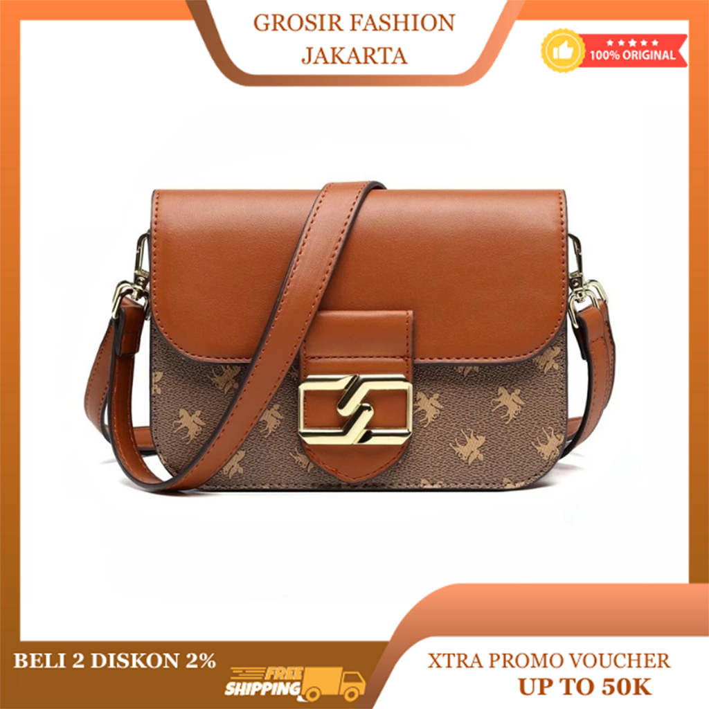 MK Tas Selempang Wanita Mini Import Kekinian Shoulder Bag Crossbody Bag Multifungsi Fashion Tas Wani