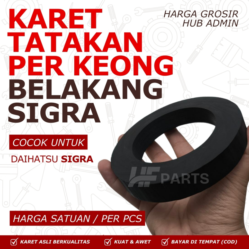 KARET TATAKAN PER SPIRAL BELAKANG SIGRA  / TATAKAN PER KEONG BELAKANG