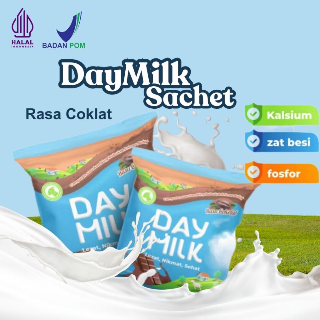 

Daymilk Kemasan Sachet Rasa Cokelat| susu kambing etawa daymilk atasi pernafasan dan persendian