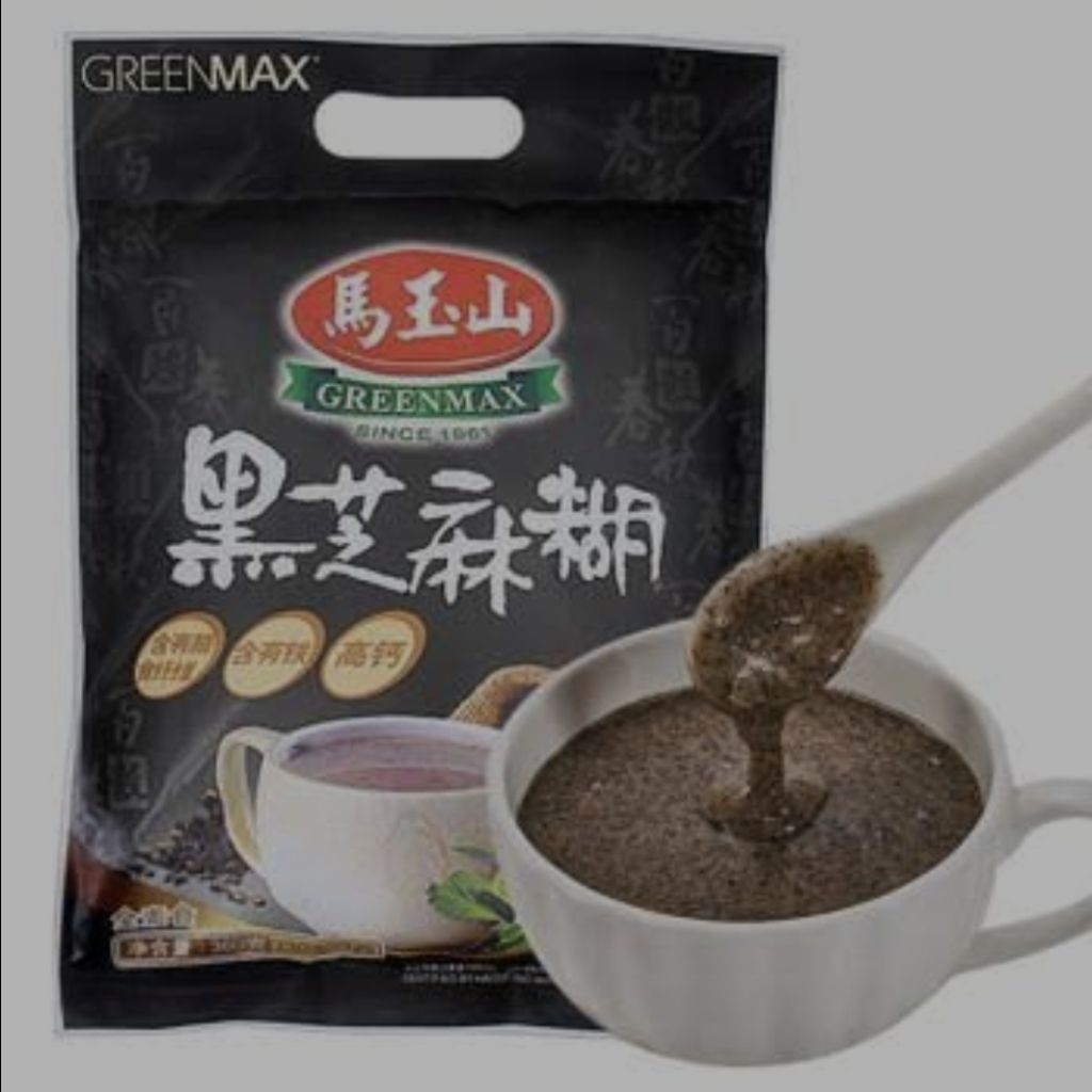 

Greenmax black sesame cereal / 12 packs / cereal instant