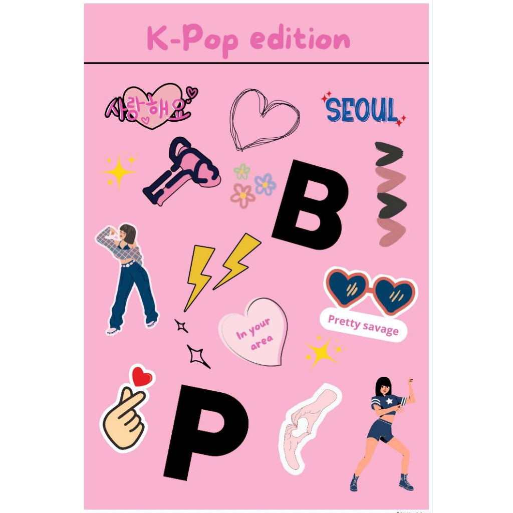 

Hot Stiker Blackpink Sticker vinyl anti air Blackpink Exlusive Edition | Stiker Laptop Hp Tumbler